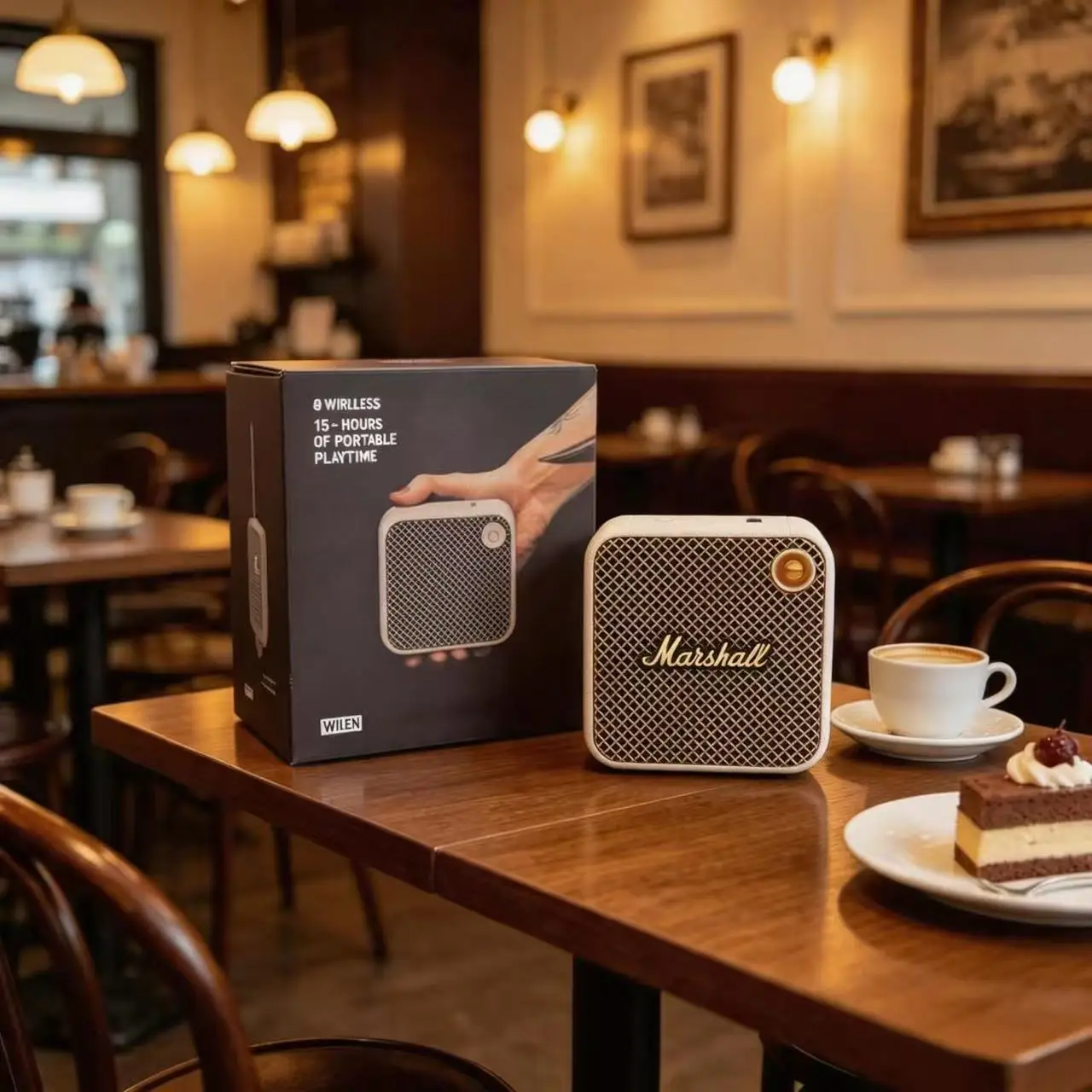 Marshall Willen 2 Bluetooth Speaker, IP67 Waterproof, 15H Playtime, Portable Mini Speaker