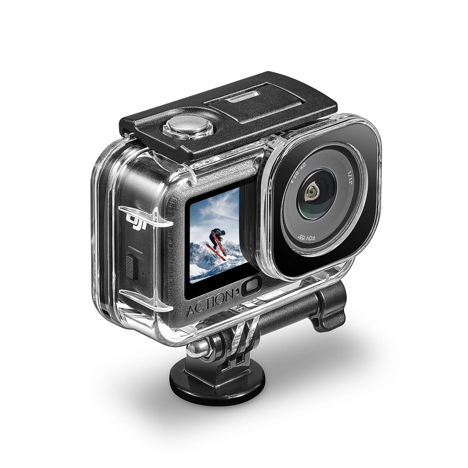 40M Waterproof Case for DJI OSMO Action 6 Underwater Dive Housing Protective Diving Cover Mount Accessories