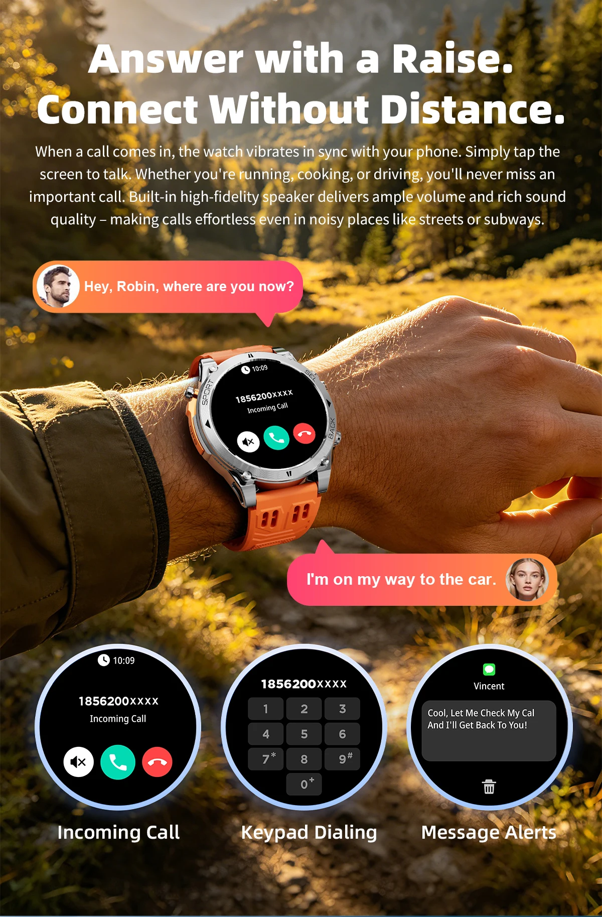 2026New Military T-RX4 Built in GPS Outdoor Smart Watch 10ATM Waterproof Compass  850mAh Battery 1.7”AMOLED Sports Fitness Clock