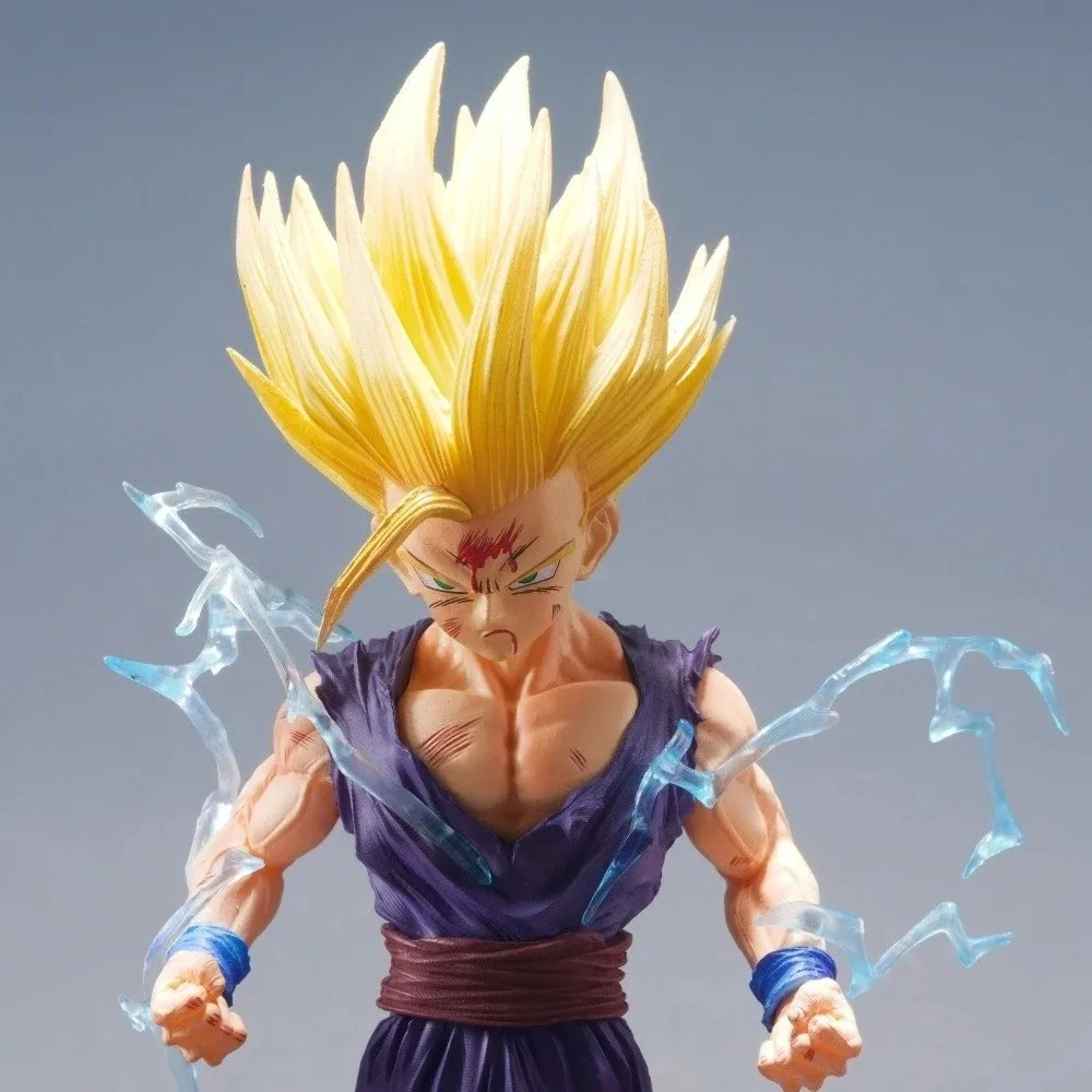 24cm/9.45in Anime Dragon Ball Figure Super Saiyan 2 Son Gohan Action Figures Pvc Desktop Ornamen Collection Model Toys Gifts