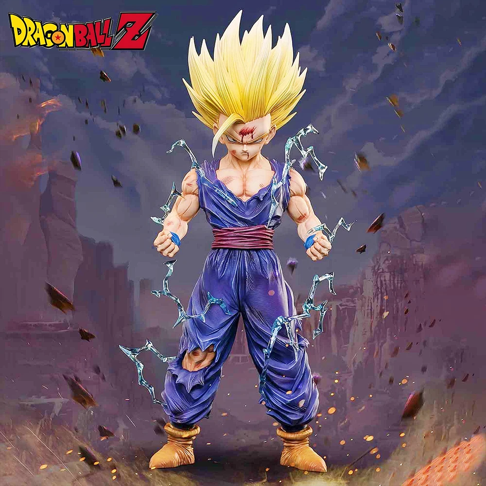 24cm/9.45in Anime Dragon Ball Figure Super Saiyan 2 Son Gohan Action Figures Pvc Desktop Ornamen Collection Model Toys Gifts