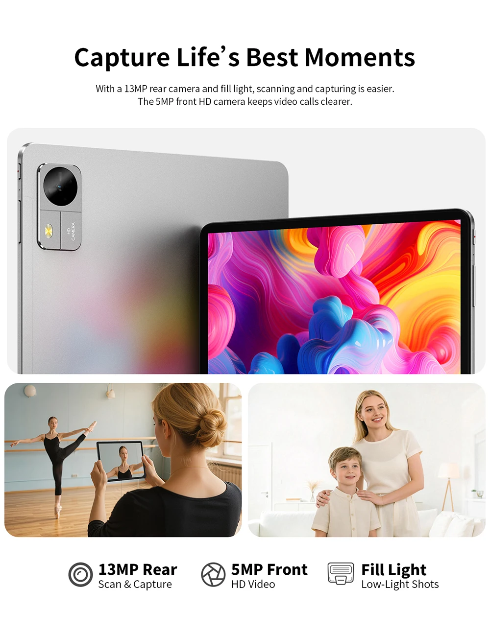 Teclast M50T Android 16 Tablets PC 10.1 inch Max. 32GB RAM 128GB ROM AllWinner A537 7000mAh Battery WiFi-6 Global Version