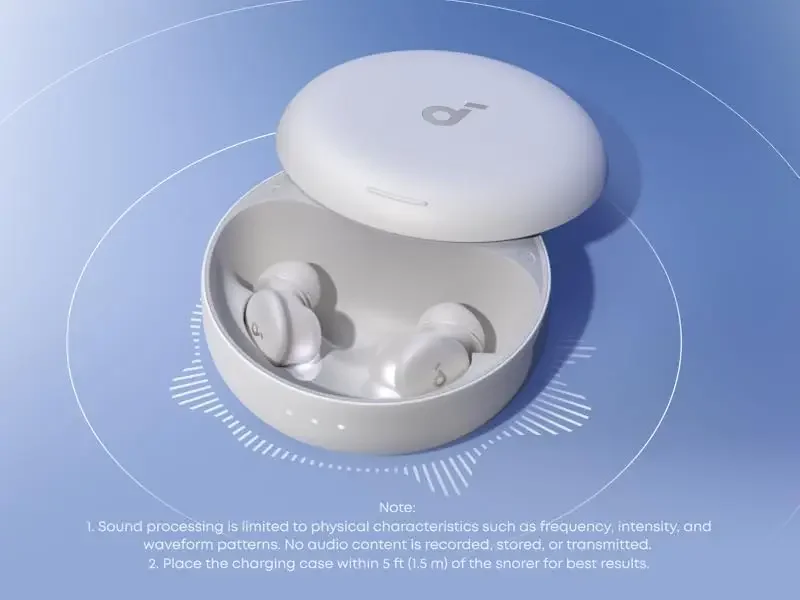 Soundcore by Anker Sleep A30 Sleep Headphones 2nd Generation - Side-Sleep Friendly,Active Noise Cancellation.Stand Store