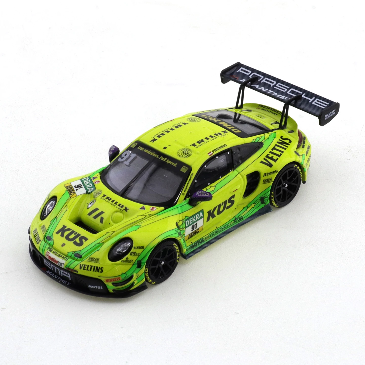 TH 1/64 Porsche 911 GT3 R LeMans 24H 2025 Lamborghini Huracan GT3 EVO2 DTM Car Alloy Diecast Metal Model Kids Toys Boys