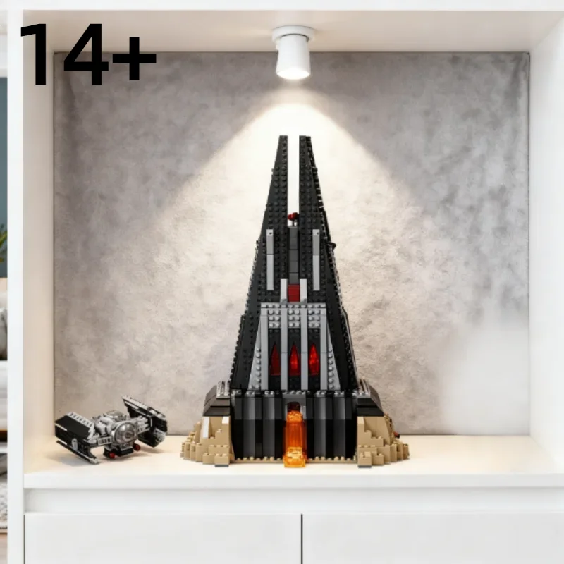 NEW 1090pcs New Star Battle Darth House Vader Castle Building Block Model Bricks Space Wars TIE Fighter Toy Christmas Gifts
