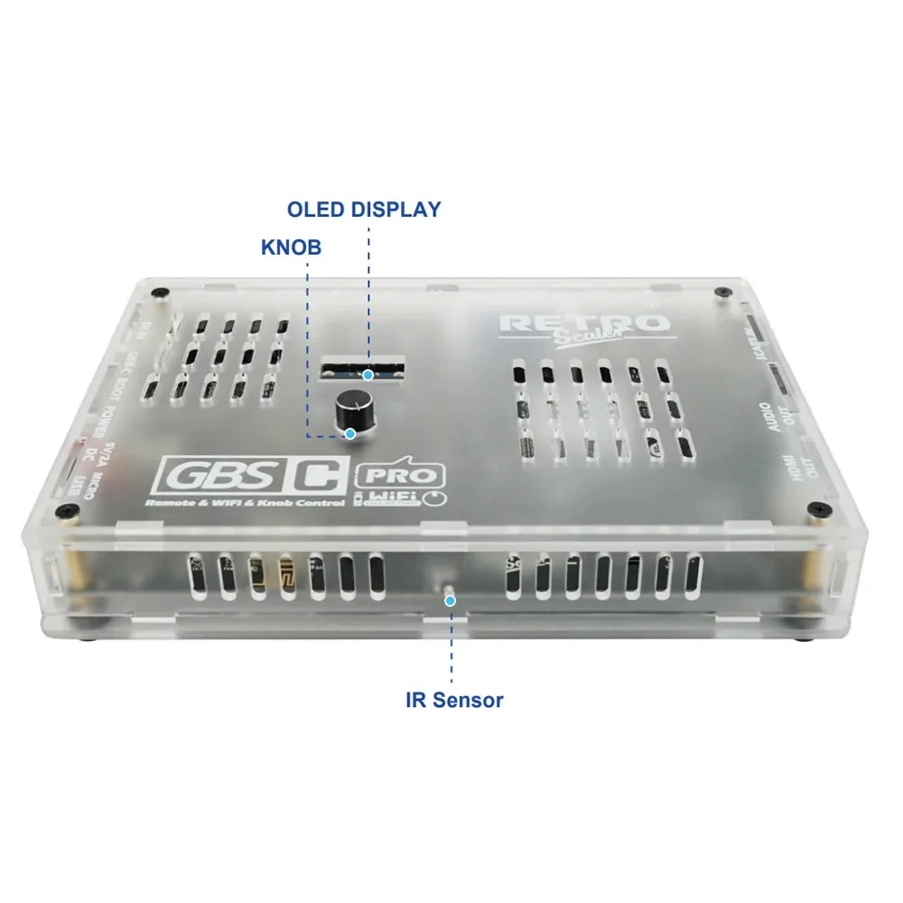 RetroScaler GBS Control Pro GBSC Video Converter RGBS VGA Scart Ypbpr Signal Composite S-Vdieo to HDMI™ For Retro Game Console