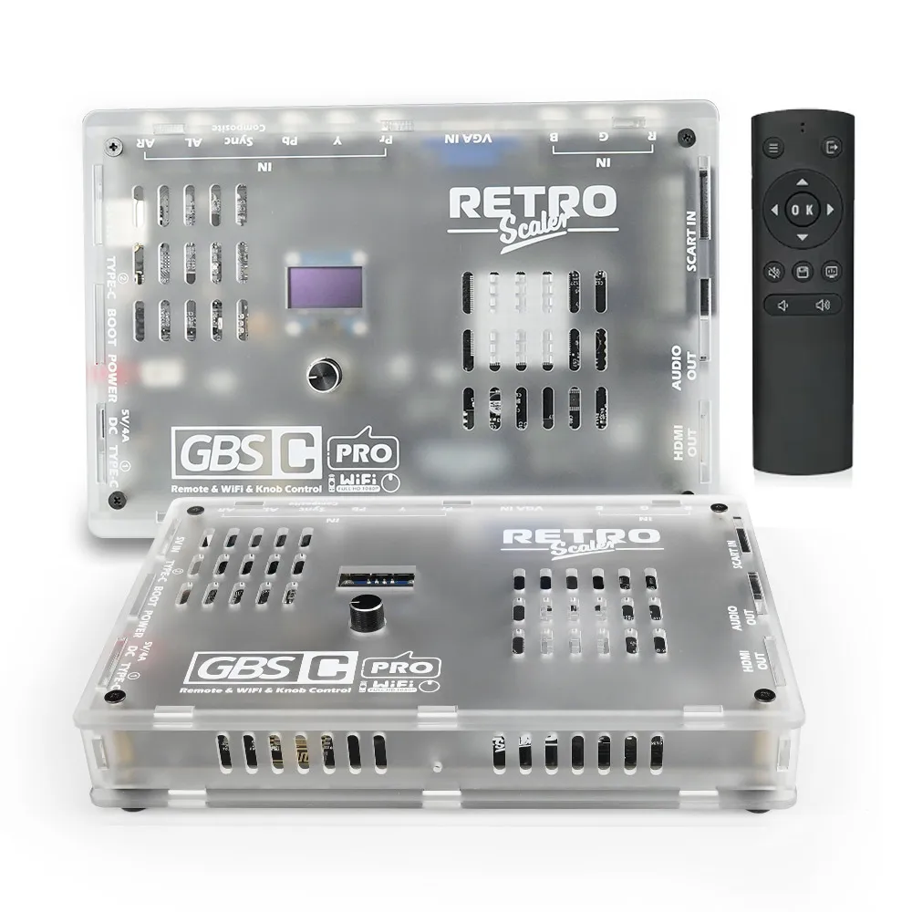 RetroScaler GBS Control Pro GBSC Video Converter RGBS VGA Scart Ypbpr Signal Composite S-Vdieo to HDMI™ For Retro Game Console