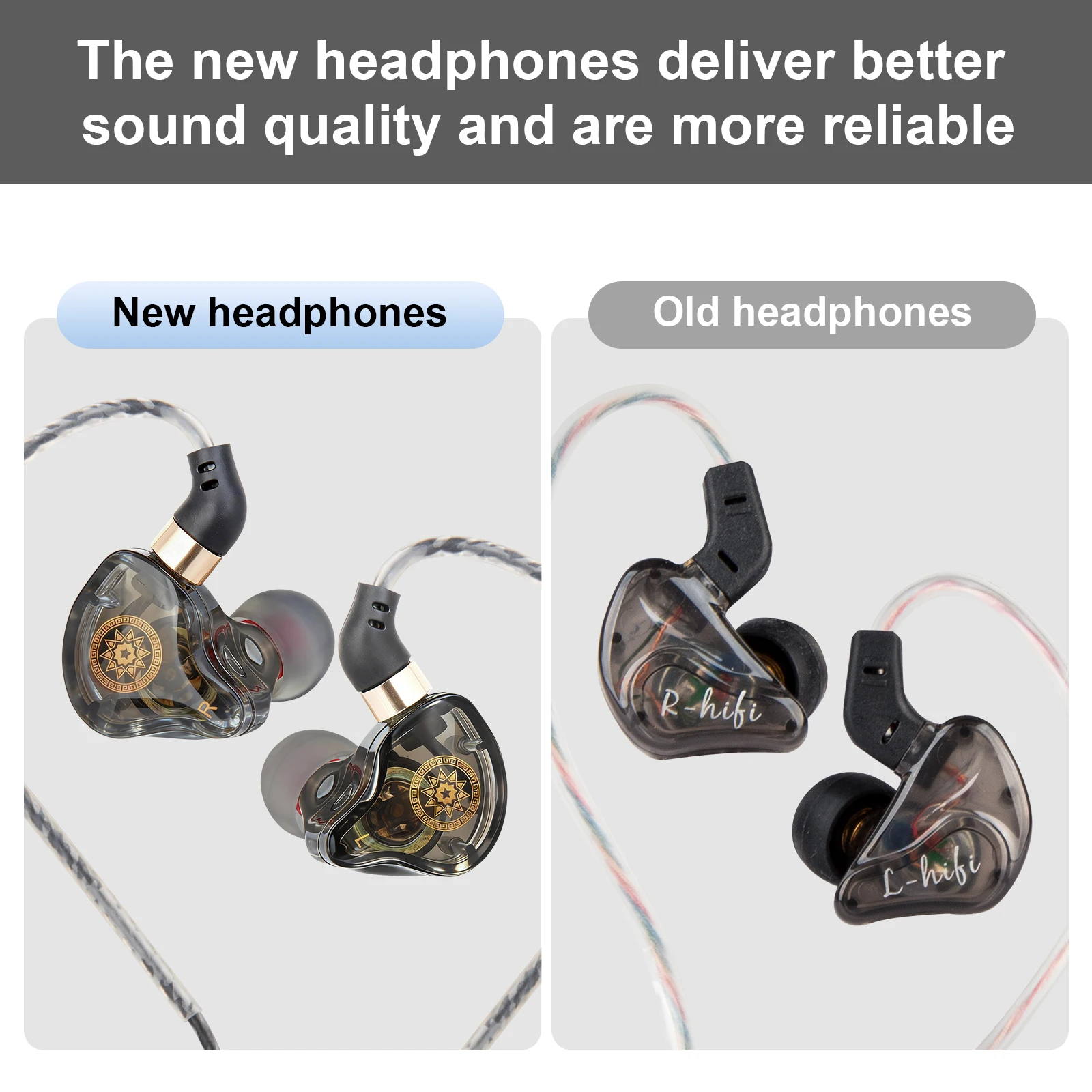 Stereo UHF in-ear monitoring wireless system DT1/2/4 transmitter and receiver of live music stage performance studio