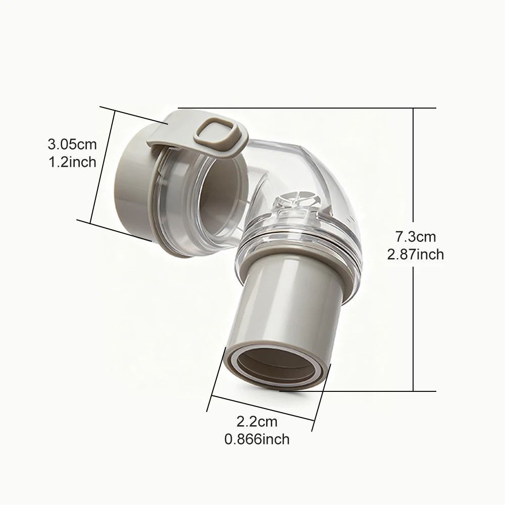 CPAP AirFit F20 Replacement Mask with Elbow Connector Set - Includes Mask Cushion, Headgear, Frame, Elbow & Clips F20 Masks Set