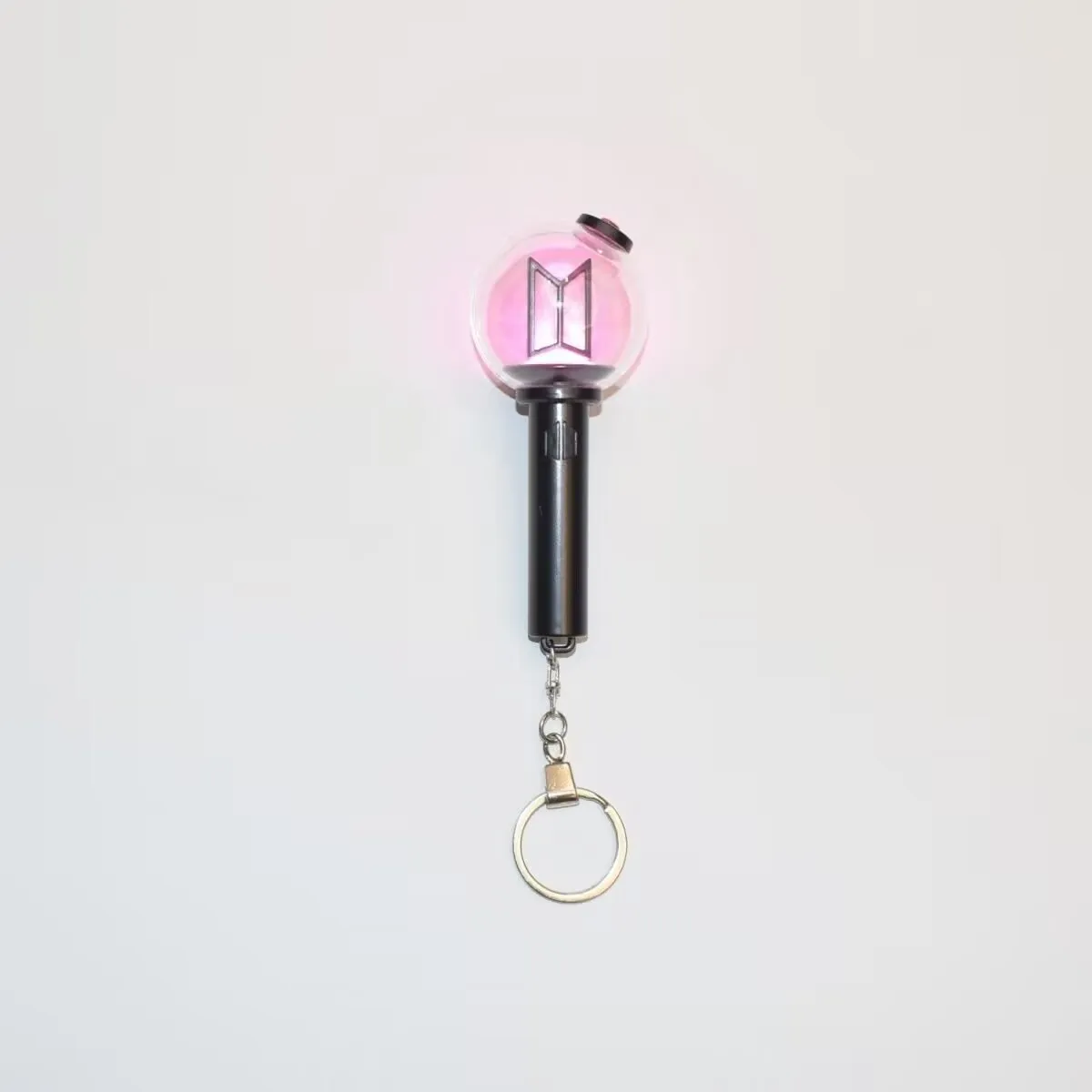 In Stock Mini Kpop Army Ver 4 Lightstick Light Up Glowing Pendant Keychain Keyring For Fans Concert Portable Decoration Gifts