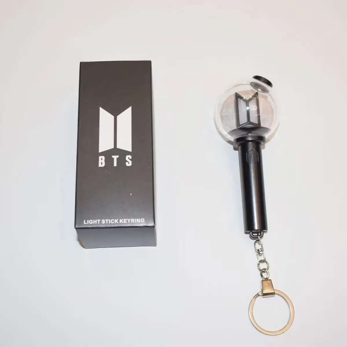 In Stock Mini Kpop Army Ver 4 Lightstick Light Up Glowing Pendant Keychain Keyring For Fans Concert Portable Decoration Gifts