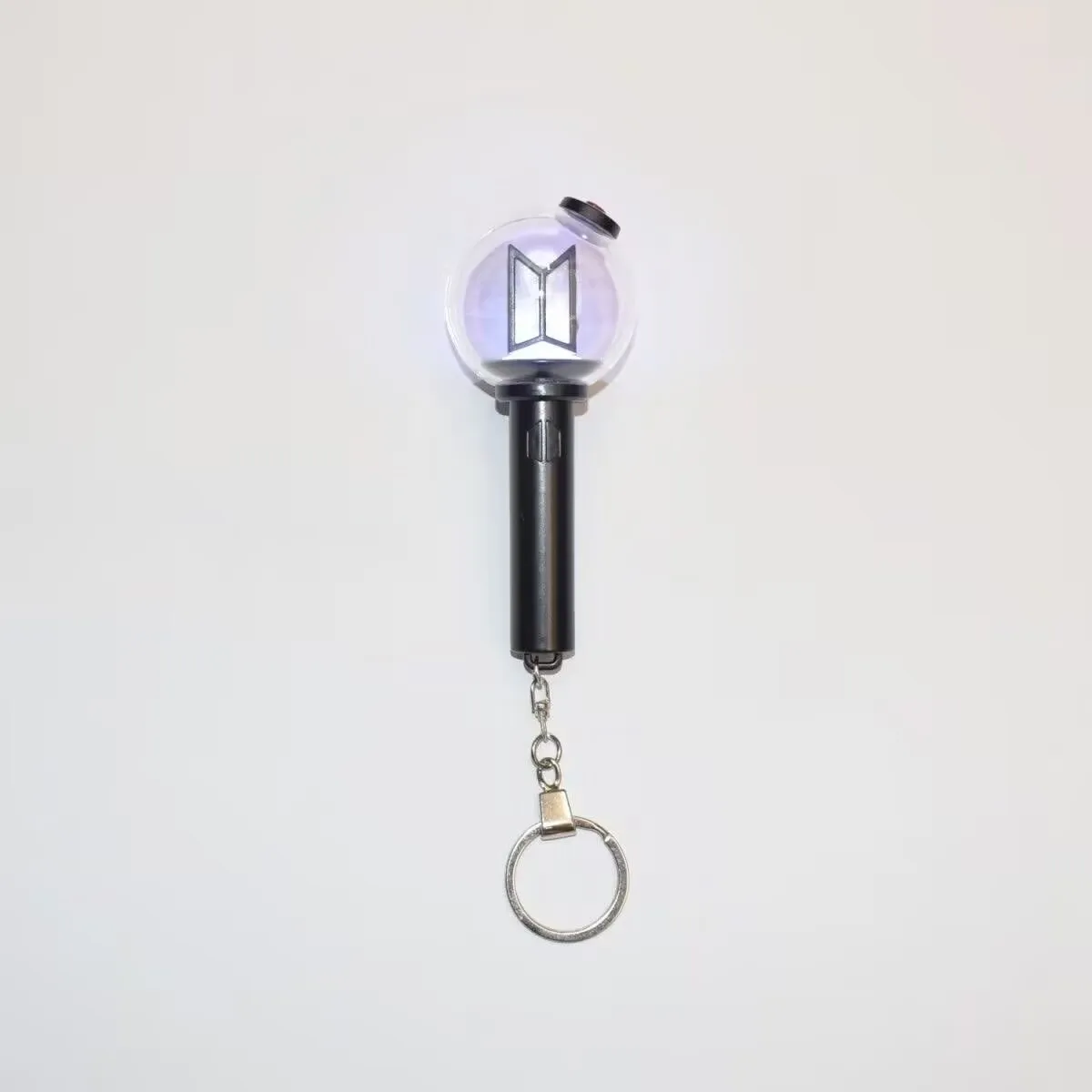 In Stock Mini Kpop Army Ver 4 Lightstick Light Up Glowing Pendant Keychain Keyring For Fans Concert Portable Decoration Gifts