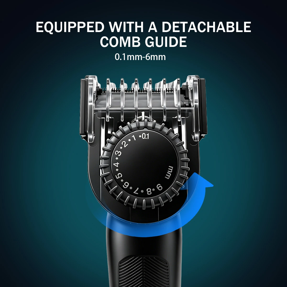 VGR Shaver Electric Razor Portable Dual Sided Trimmer Shaving Machine LED Display Beard Trimmer Travel Lock Shaver for Men V-361