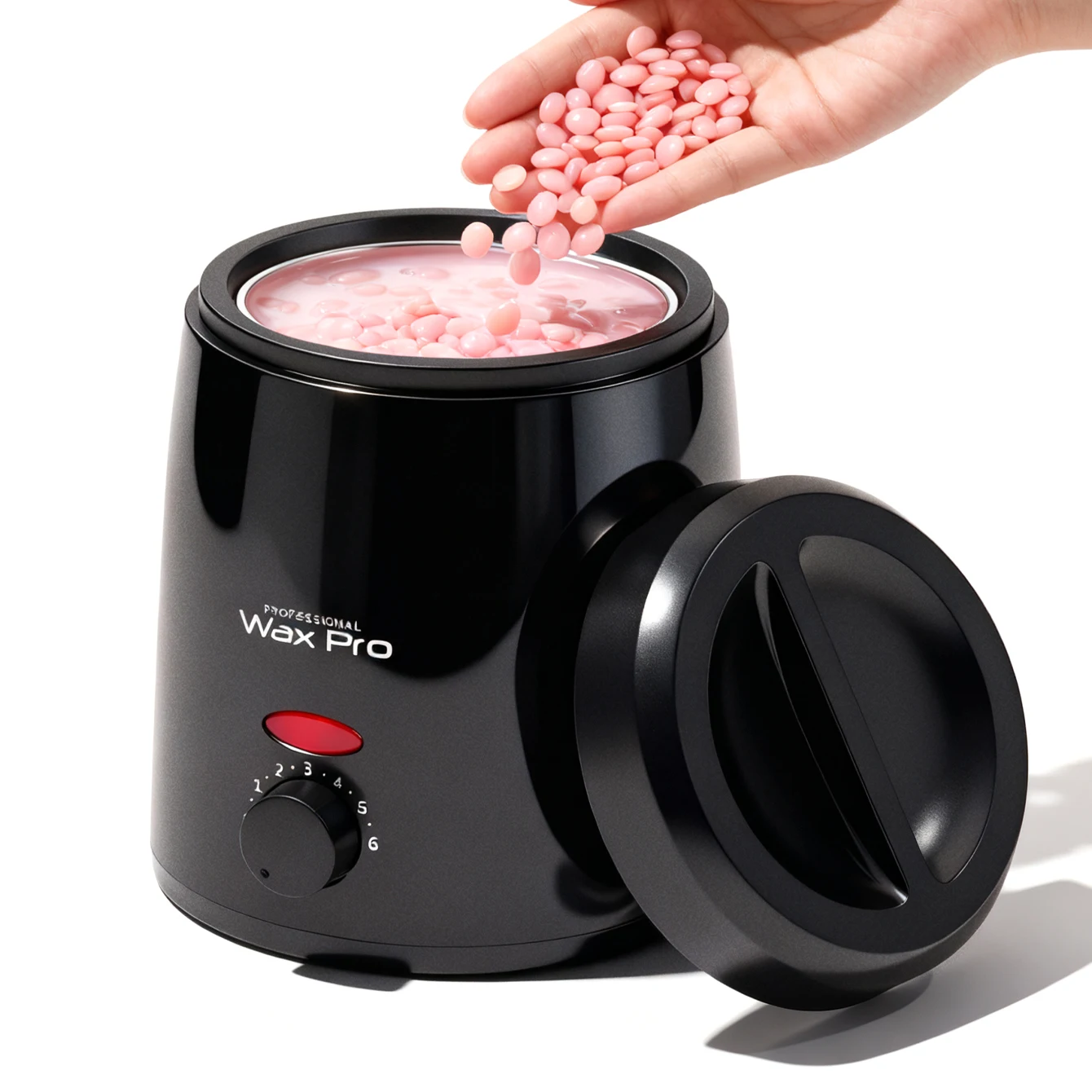 Professional Wax Heater Temperature Control Adjustable Wax Melting Furnace Rapid Heating Easy to Clean The Whole Body Epilator