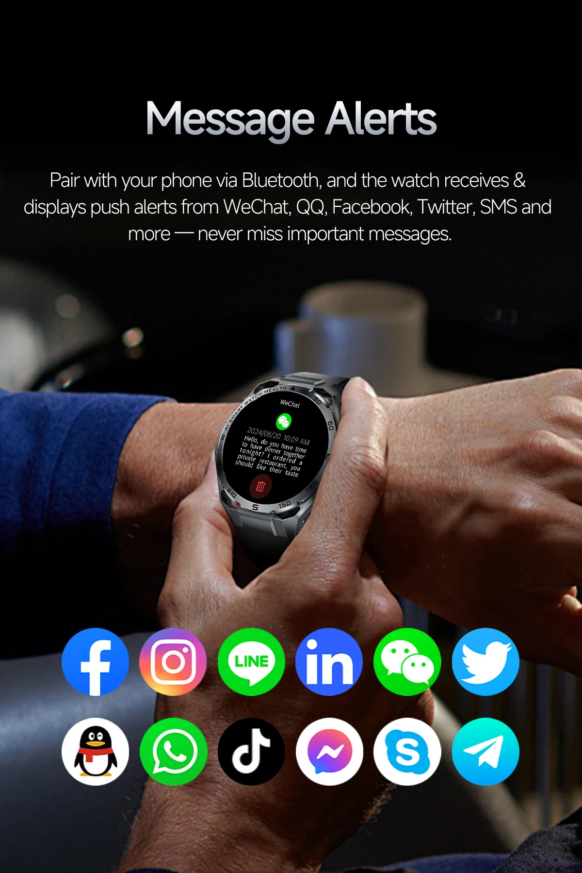 2026New Nursing-Grade AI ECG Smart Watch 1.53''Sapphire Glass Heart Rate Blood Lipid Uric Acid Monitor Bluetooth Call Smartwatch