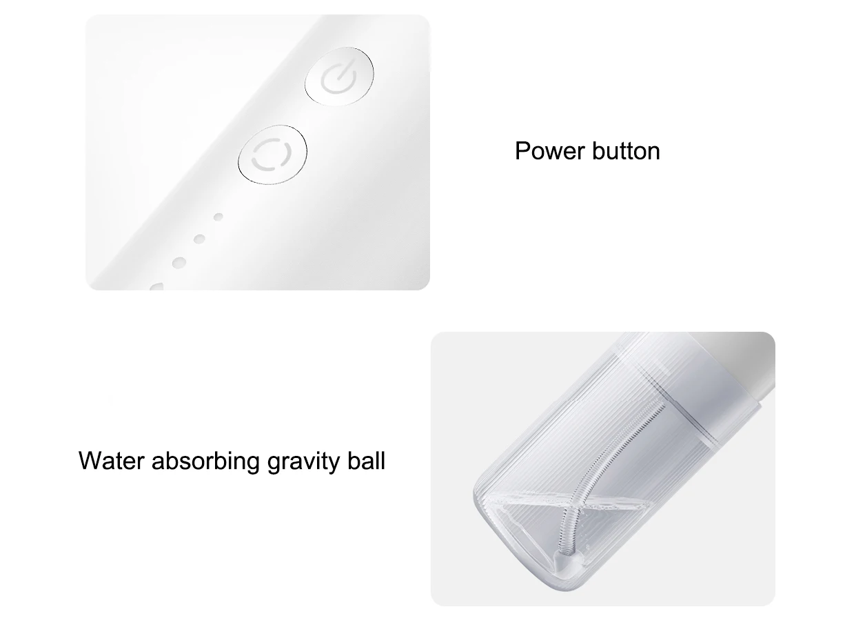 MIJIA F400 Portable Water Flosser Cordless Oral Irrigator,4 flossing Modes,1700 Pulses IPX7 Waterproof Dental Cleaner,200mL Tank