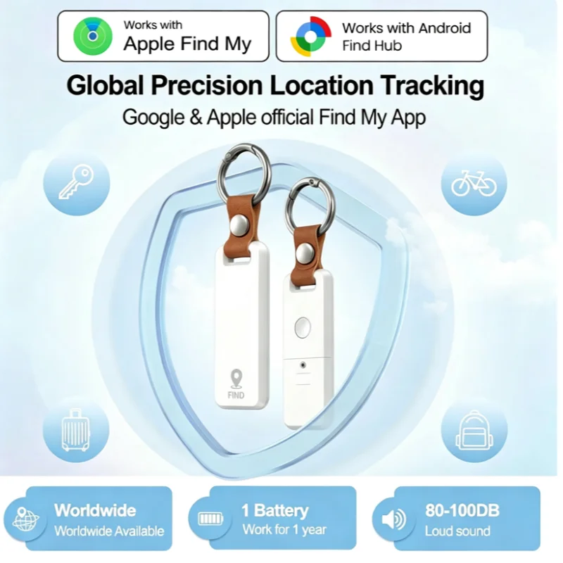 OnePlus Dual-System Smart Tracker Finder Suitable for IOS and Android Google Find Hub Portable Tracking Tags Anti-Lost Locator