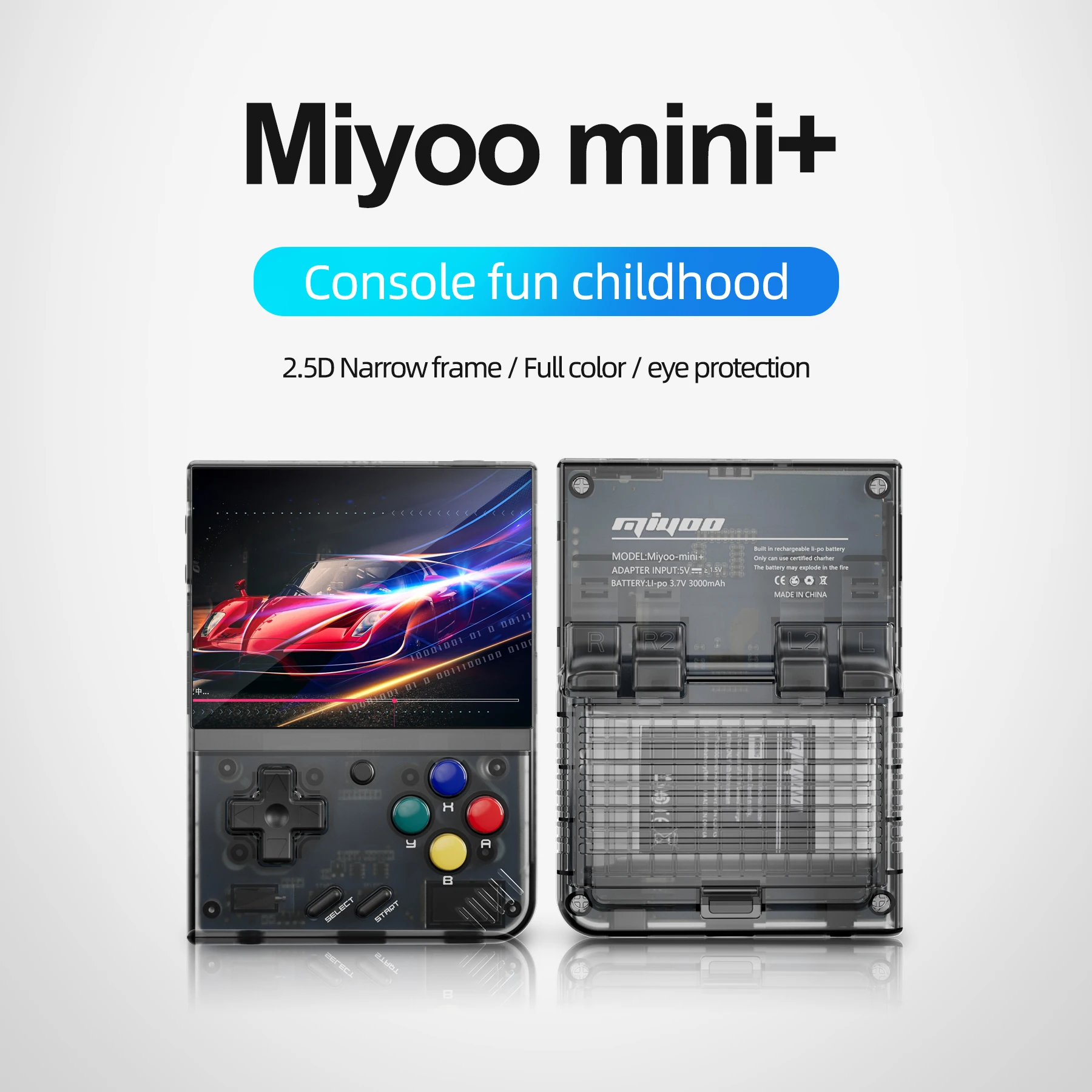 MIYOO Mini Plus Retro Pocket Emulator 3.5" OCA IPS Screen Handheld Console 3000mAh Multi Emulator Video Player for Miyoo35