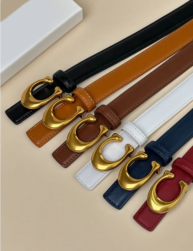Luxury Belt for women with Adjustable C Buckle Design, for Jeans & Dresses, Y2K Style Soft Comfortable Waist Belt