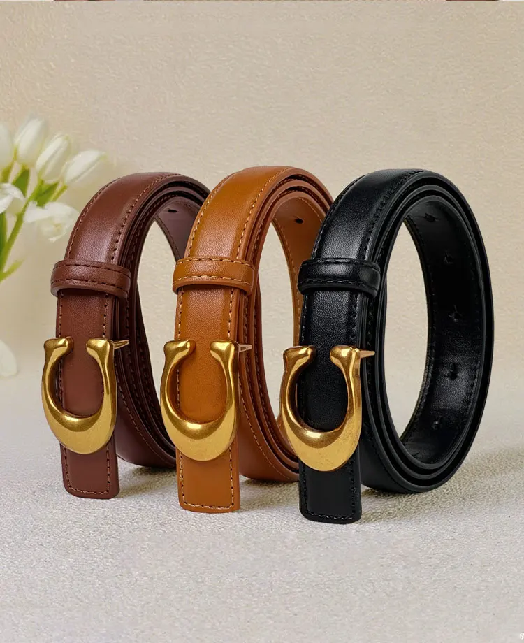 Luxury Belt for women with Adjustable C Buckle Design, for Jeans & Dresses, Y2K Style Soft Comfortable Waist Belt