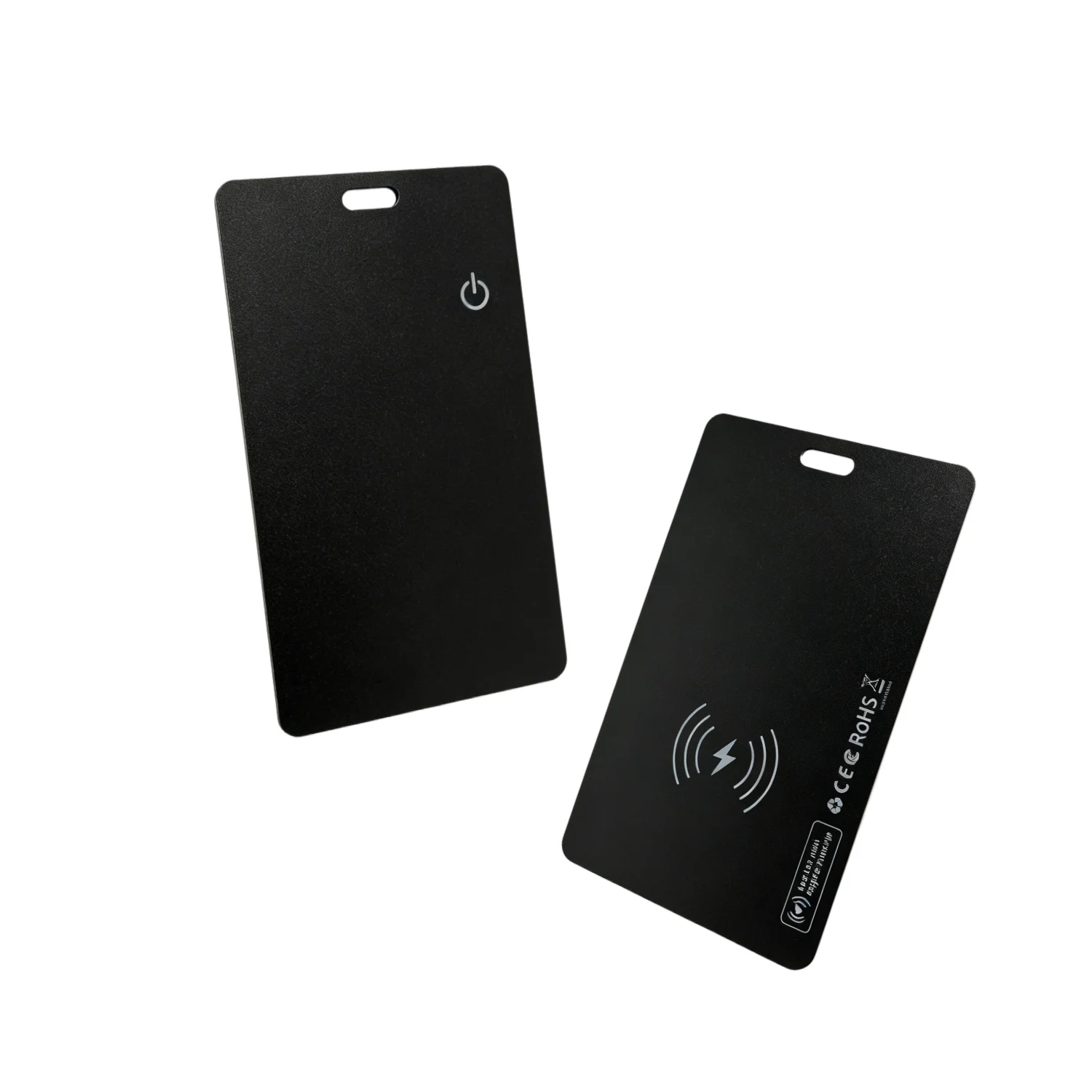 MFI Certified Wallet Tracking Card Works with Find My Rechargeable Tracker 0.07in Slim iPhone Item Finder for Purse