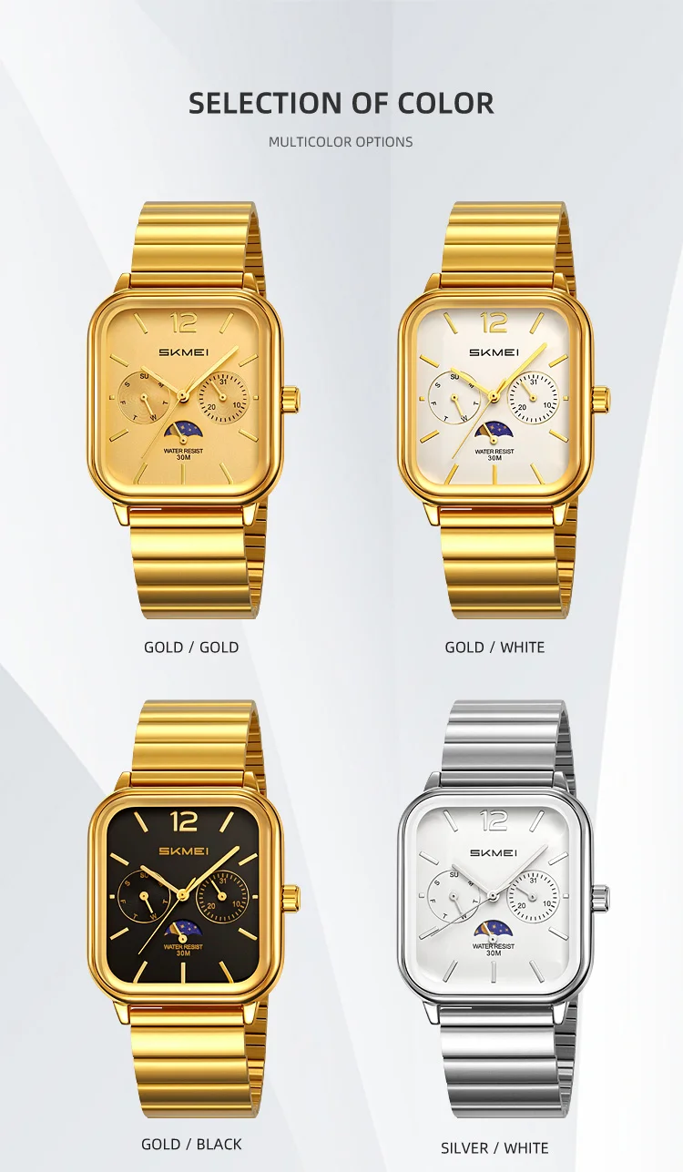 SKMEI 2509 New Casual Simple Quartz Watch Men's Luxury Business Waterproof Calendar Week Exquisite Watch Relógios Masculino