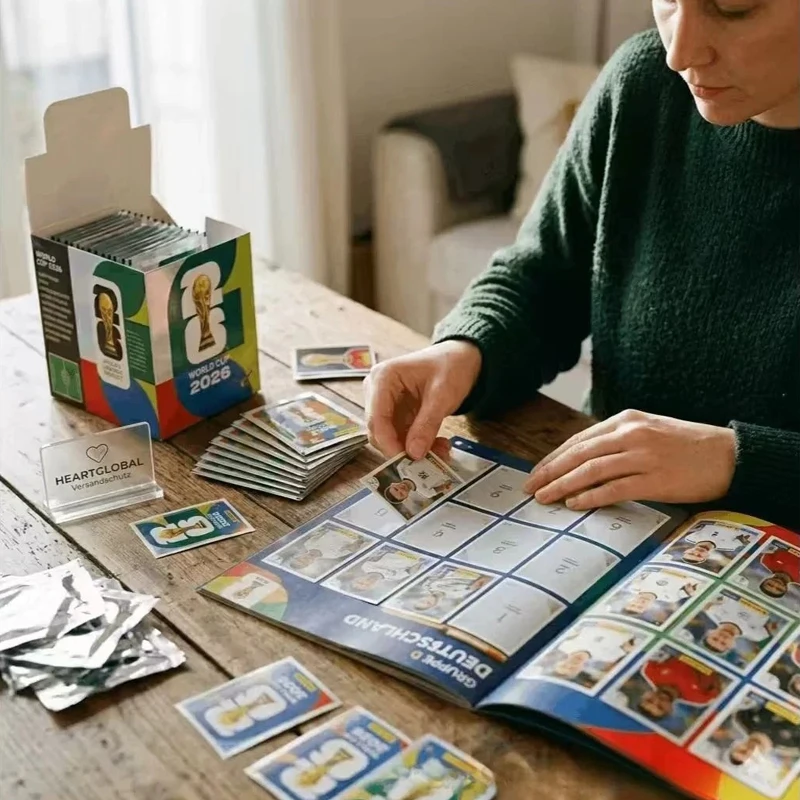 New 1 Box Genuine Panini Official FIFA World Cup Soccer Card Sticker Pack&Limited Edition Collection Soccer Memorabilia Set