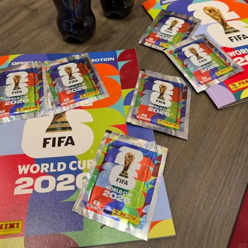 New 1 Box Genuine Panini Official FIFA World Cup Soccer Card Sticker Pack&Limited Edition Collection Soccer Memorabilia Set