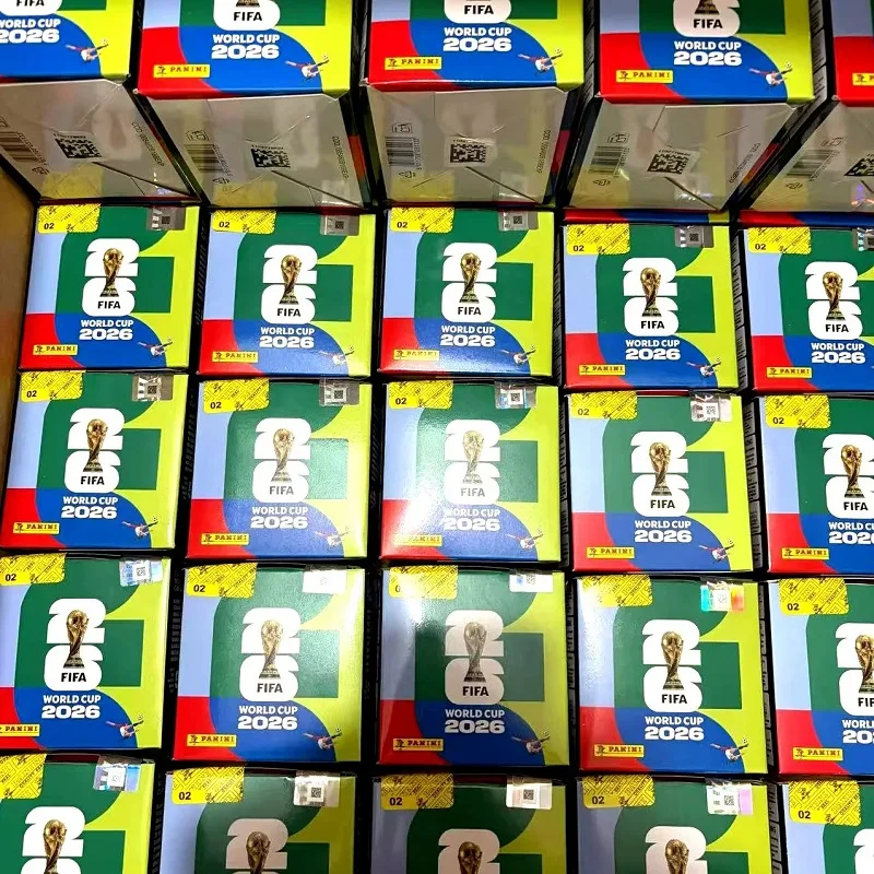 New 1 Box Genuine Panini Official FIFA World Cup Soccer Card Sticker Pack&Limited Edition Collection Soccer Memorabilia Set