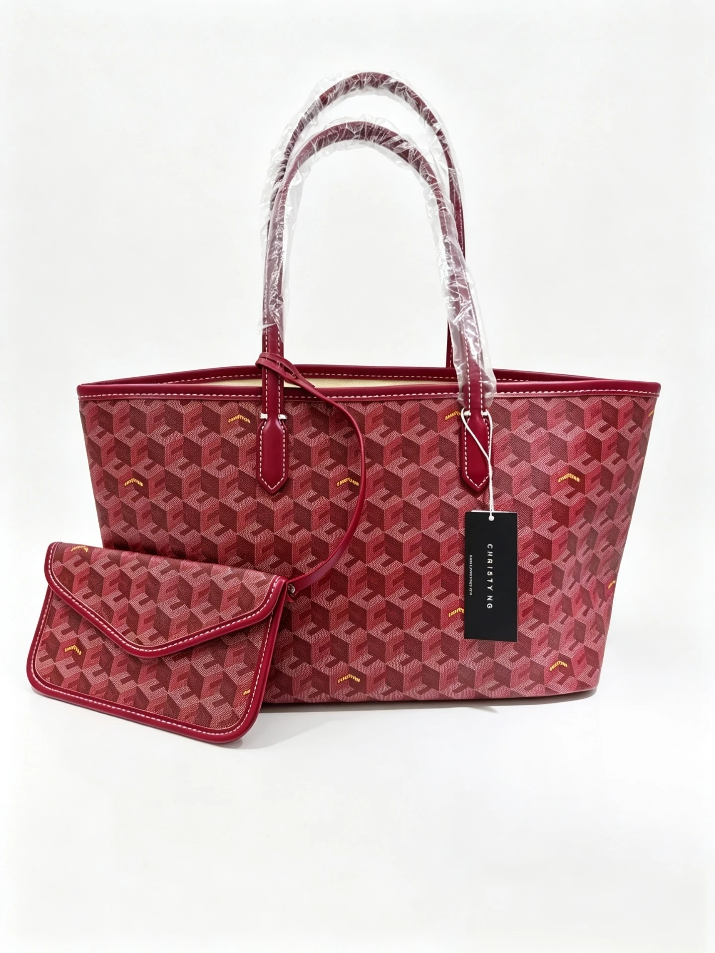 Geometric Print Tote Bag Women's Handbag Large Capacity Shoulder Bags