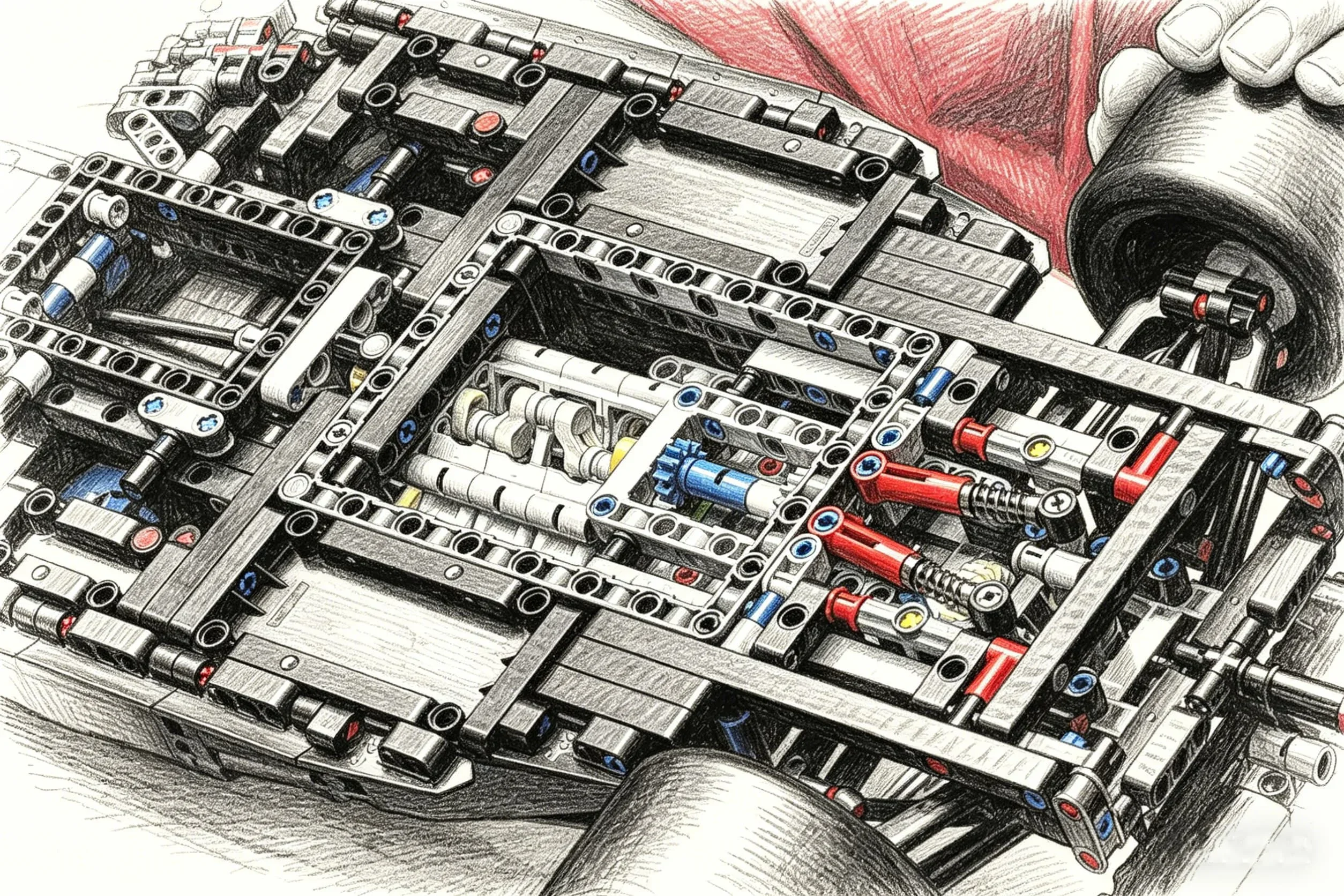 Technical 1361/1639PCS 1:8 Scale SF24 RB20 Race Car Model Assembly Advanced Construction MOC Replica Exclusive Kit Birthday Gift