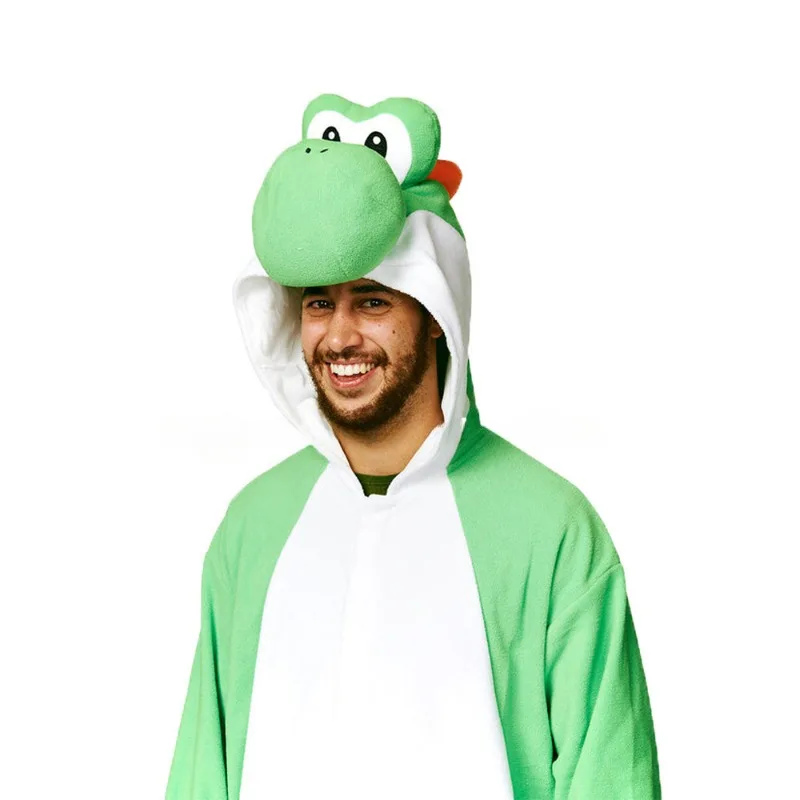 Yoshi Adult Onesie Pajamas Kawaii Cute Cartoon Anime Character Cosplay Sleepwear Jumpsuit Anime Peripheral Loungewear