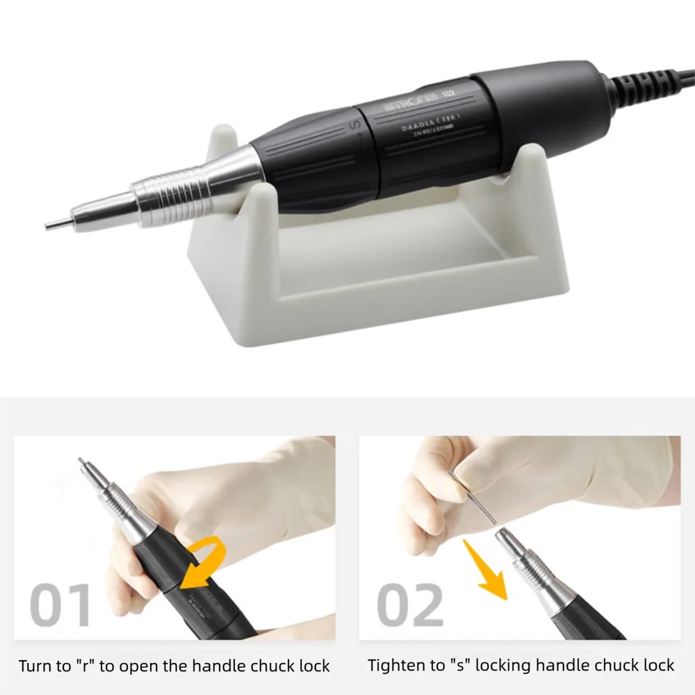 Dental Micro Motor Handpiece Strong Polishing Handle 35000 RPM Drilling pen Grinder Dental Lab Equipment Dentist Tool