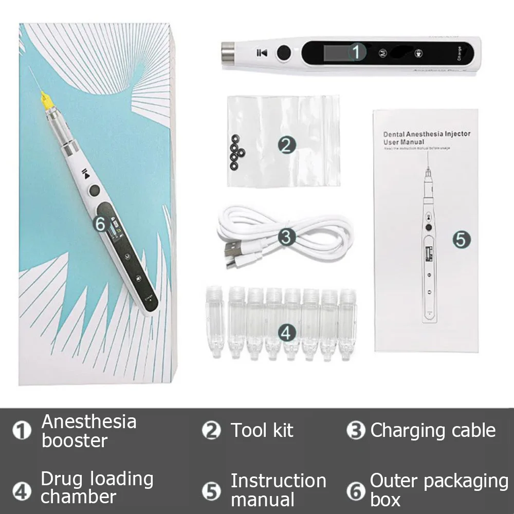 AG Dental Oral Anesthesia Injector Professional Painless Local Anesthesia Device With LCD Display Dentistry Instruments