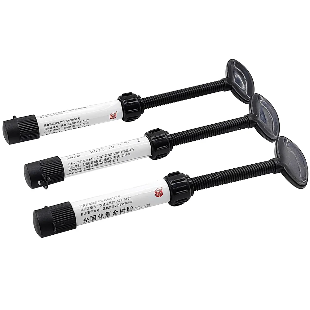 Dental Restoration Syringe Universal Color Shade Dentistry Enamel Material Aesthetics Composite Resin Compressive Strength A1 A2