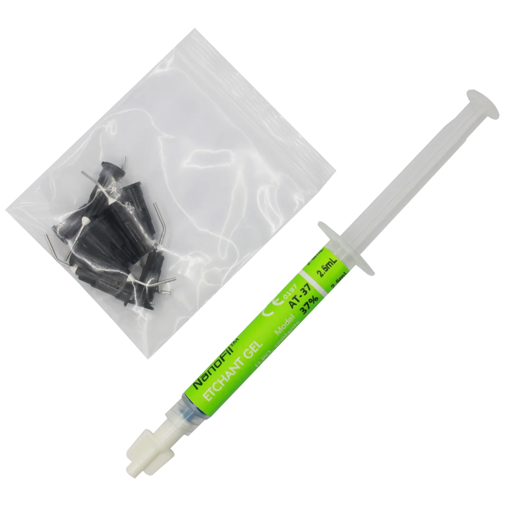 1Pcs AG Dental 37% Phosphoric Acid Etching Gel Dental Etchant Gel Agent Bond Teeth Glue Dentist Adhesive Material 2.5ML/Syringe