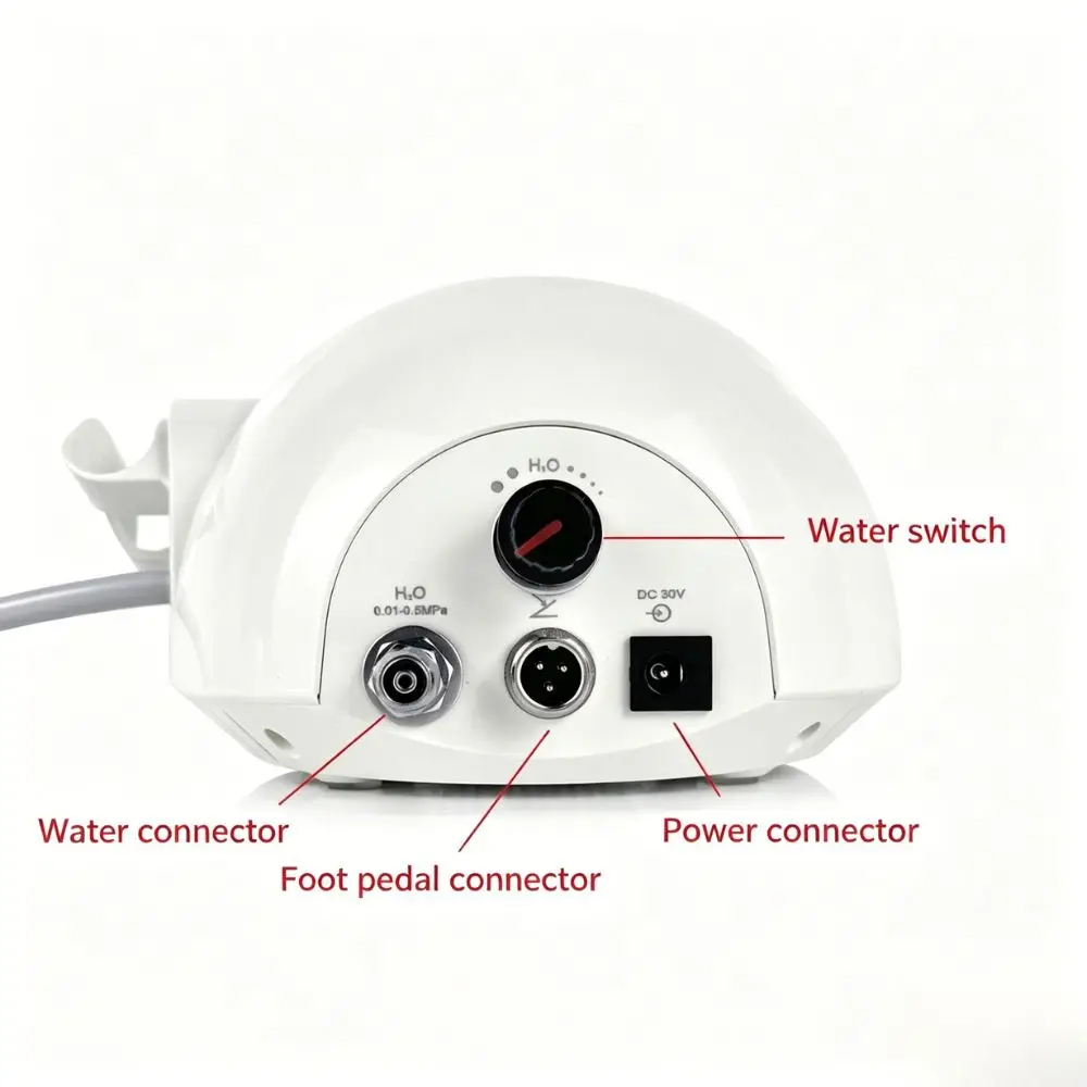 AG Ultrasonic Dental Reamer Dentistry Ultrasound Scaler with Removable LED Light Handpiece for Dental Cleaning Odontologia Tools