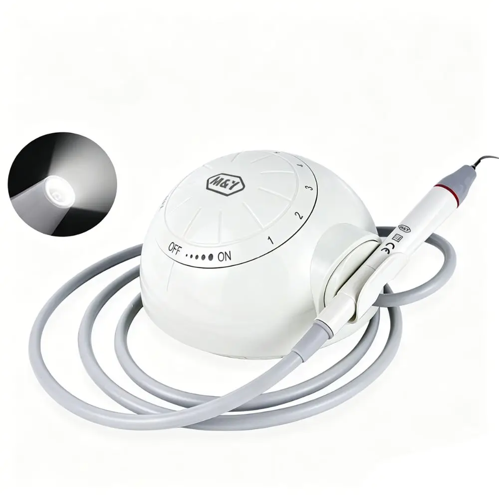 AG Ultrasonic Dental Reamer Dentistry Ultrasound Scaler with Removable LED Light Handpiece for Dental Cleaning Odontologia Tools