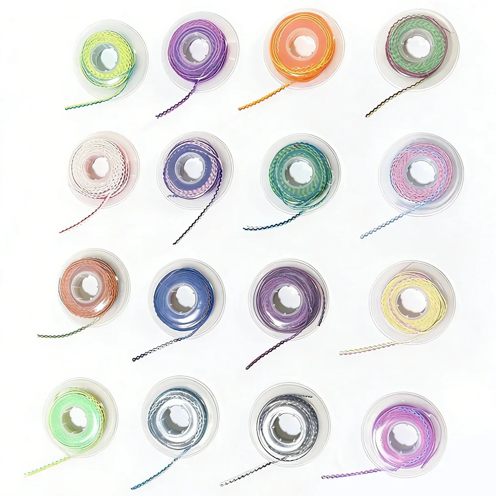 AG 4.5m=15Feet Dental Orthodontic Power Chain Two Colored Elastic Ultra Powerchain Rubber Bands Leagues Long/Short/Continuous