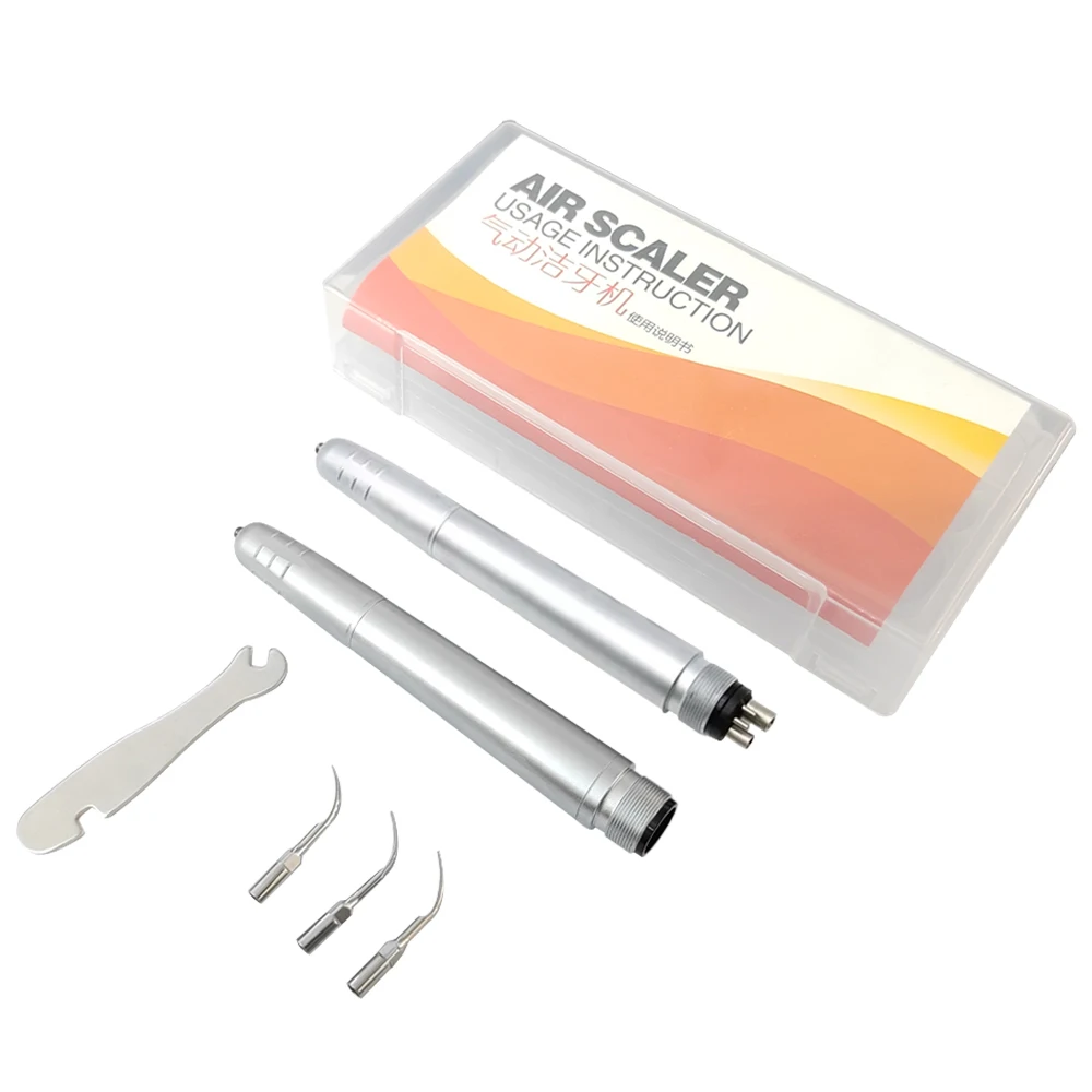 AG Dental Supply Dental Air Scaler 2/4 Holes Pneumatic Scaler Handpiece Calculus Remover Teeth Cleaner Polishing Dentist