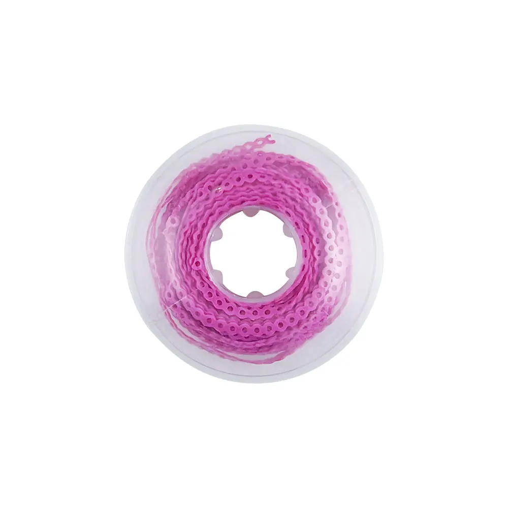 AG 15 feet/Roll Dental Orthodontic Elastic Ultra Power Chain Rubber Band Continuous Type 4.57m/Roll Dental Power Chain