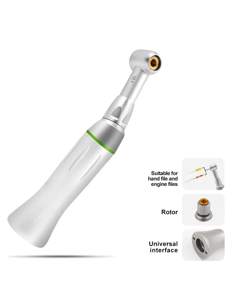 JUMTOP Dental 10:1 Low Speed Handpiece Reciprocating Contra Angle Handpiece for Engine Hand File Endodontic Treatment