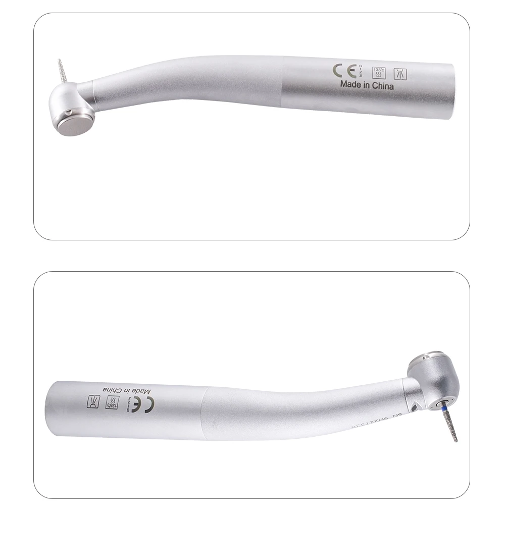 8000B Dental Fiber Optic Handpiece Torque Head Air Turbine Ceramic Bearing Dentist Tool Compatible with KAVO 6 Hole Connectors