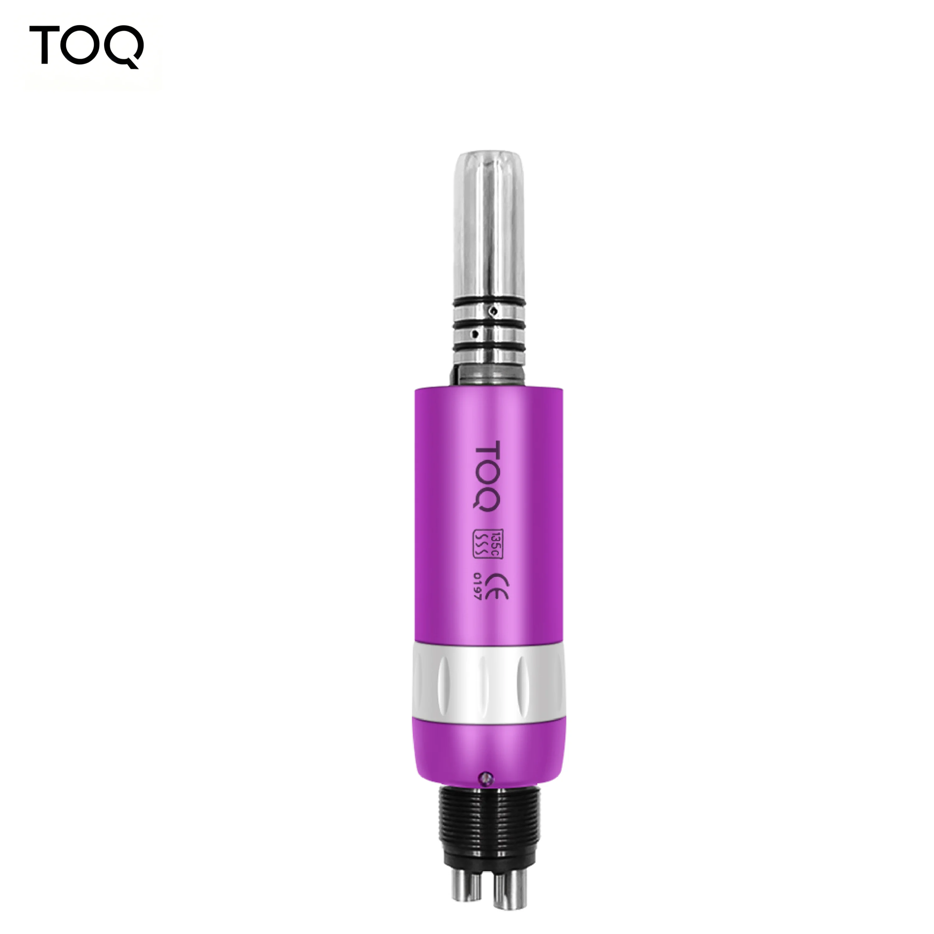 TOQ Inner Low Speed Dental Handpiece 2/4Holes Set Air Turbine Straight Contra Angle Air Motor High-Tech Professional Tooth Blue