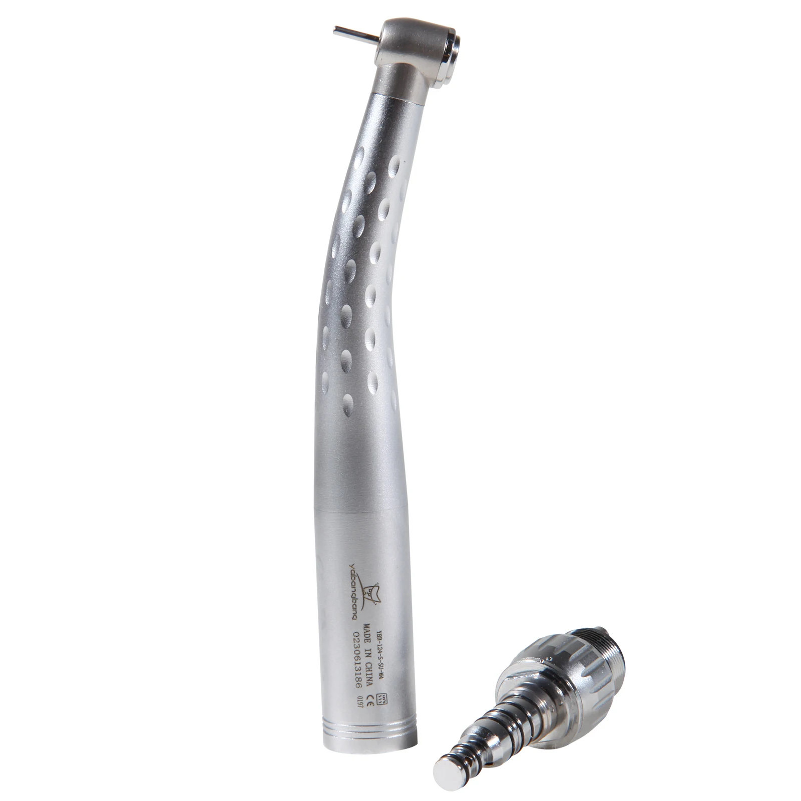 KaVo Style Dental High Speed Handpiece Standard/Big head Single spray Push Button Turbine + 4Hole Quick Coupler Swivel
