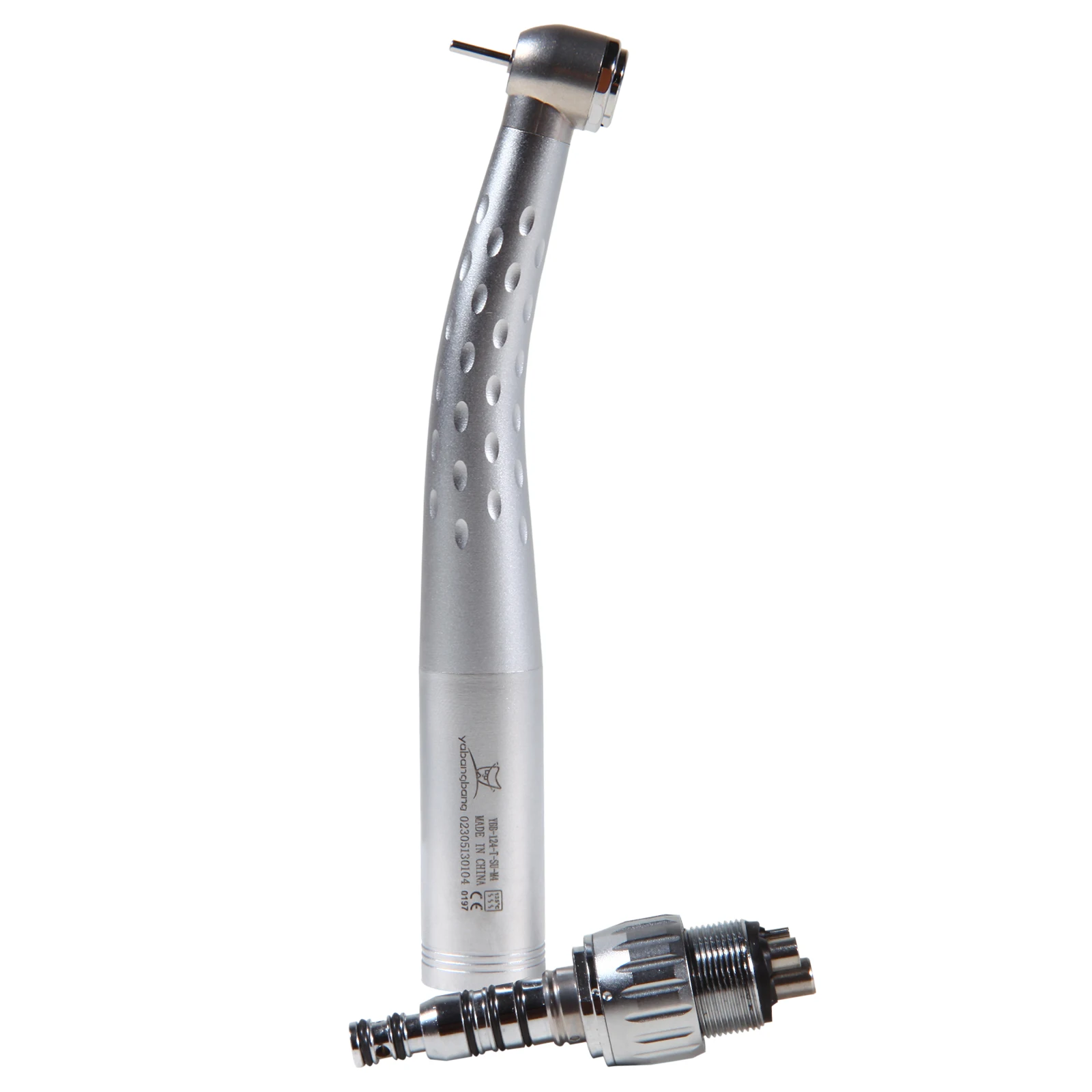 KaVo Style Dental High Speed Handpiece Standard/Big head Single spray Push Button Turbine + 4Hole Quick Coupler Swivel