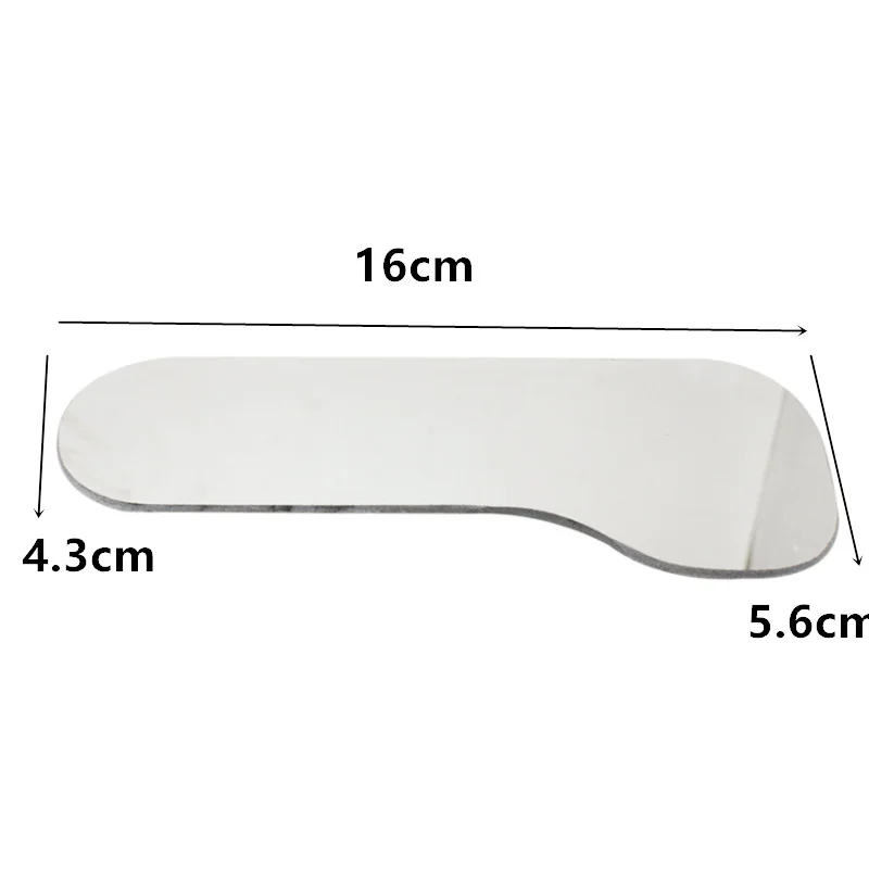 Dental Orthodontic Mirror Double-Sided Occlusal Reflector Oral Glass Coated Titanium Dental Photography Mirrors