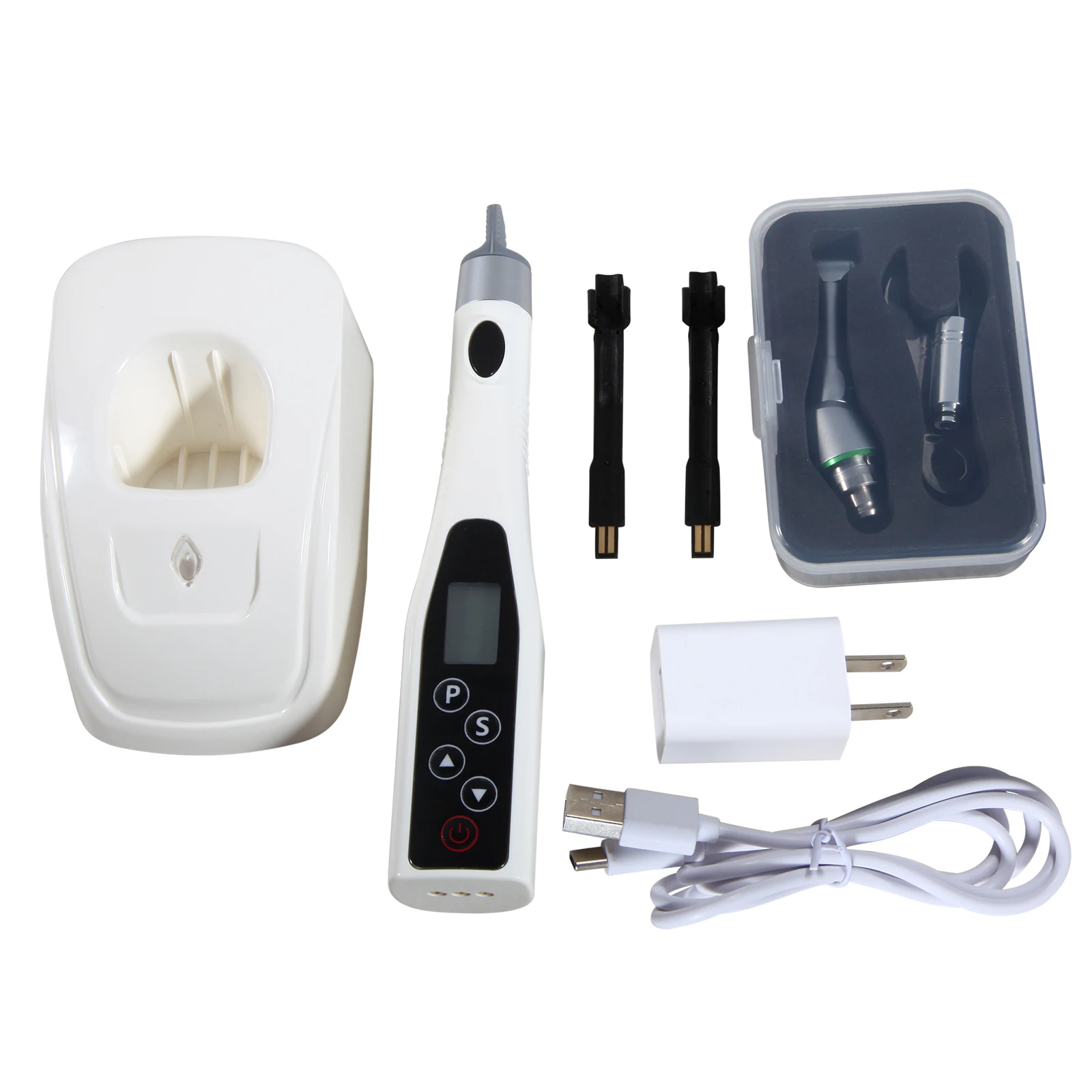 Dental LED Endo Motor Treatment/Apex Locator Root Canal Finder/Cordless Root Canal Obturation System Gun & Pen Kit/ NITI Files
