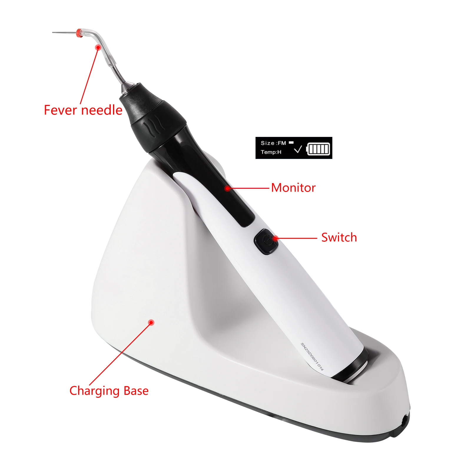 Dental LED Endo Motor Treatment/Apex Locator Root Canal Finder/Cordless Root Canal Obturation System Gun & Pen Kit/ NITI Files