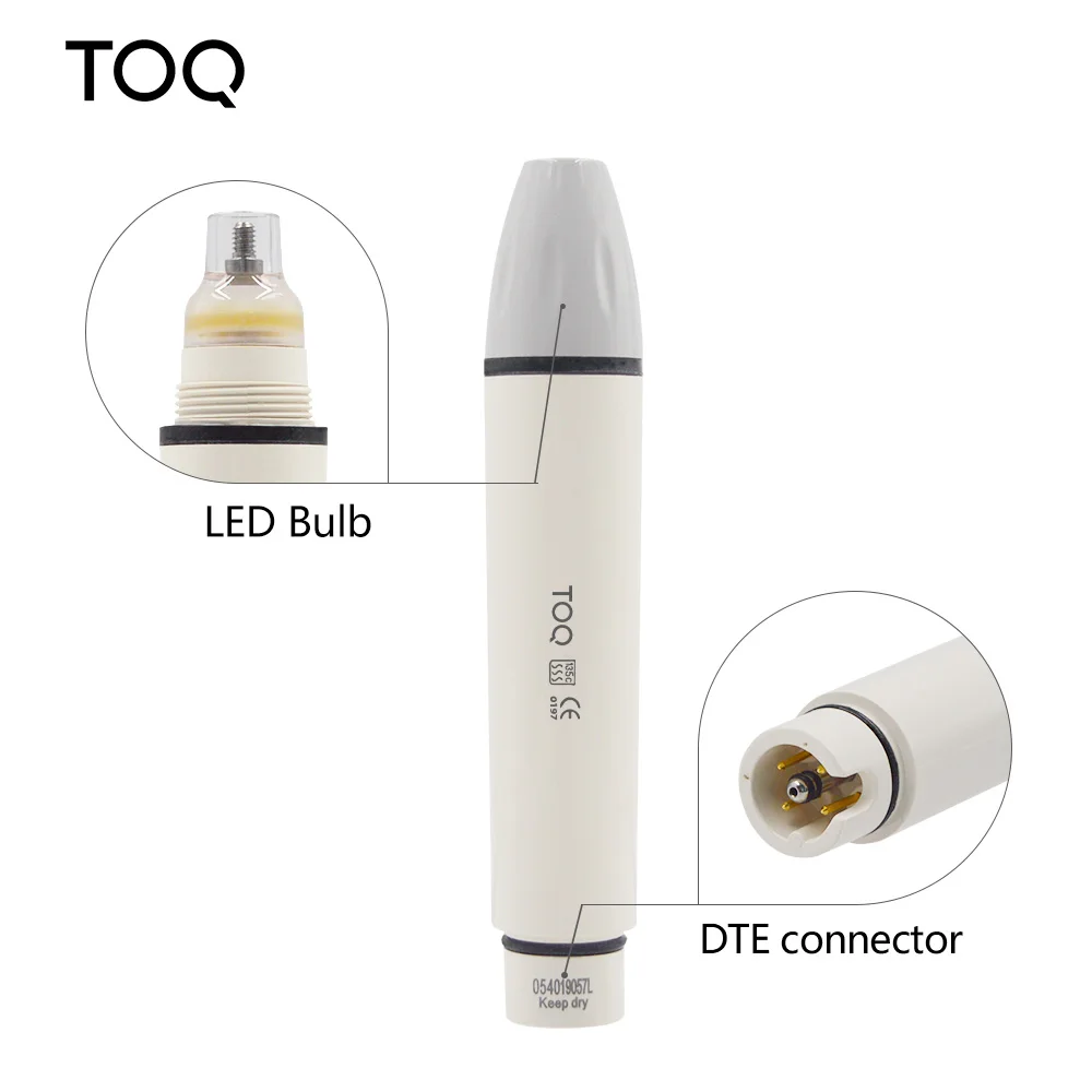 TOQ Dental Ultrasonic Piezo Scaler for SATELEC DTE WOODPECKER EMS VRN LED 135° Sterilized